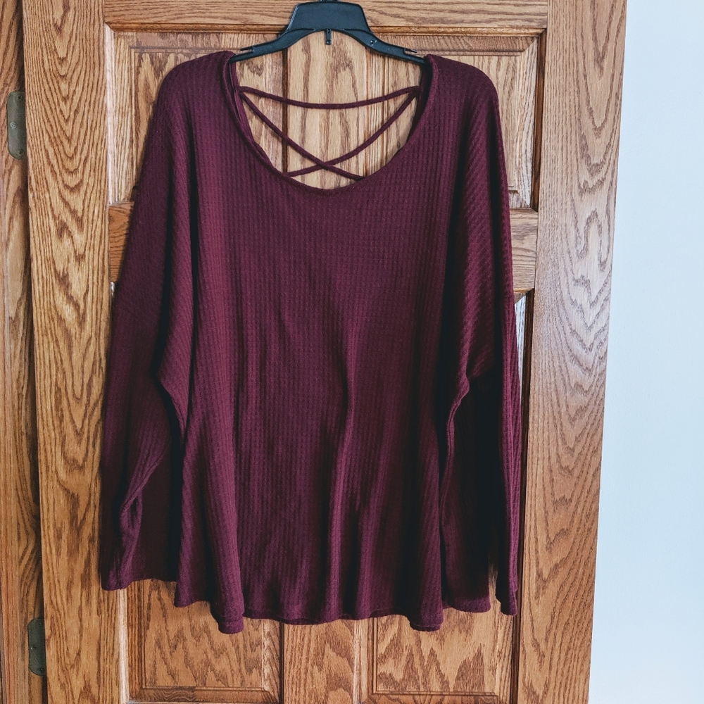 Charlotte Russe scoop neck sweater